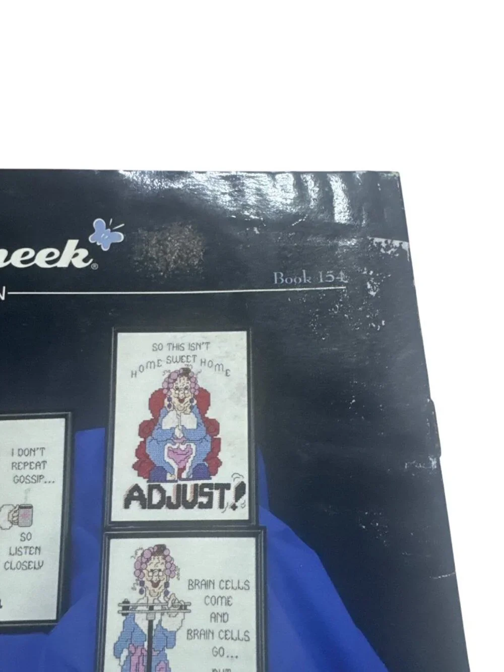 Stoney Creek Cross Stitch Pattern Book 154 Aunt Tizzy Talks Humorous Design 1996